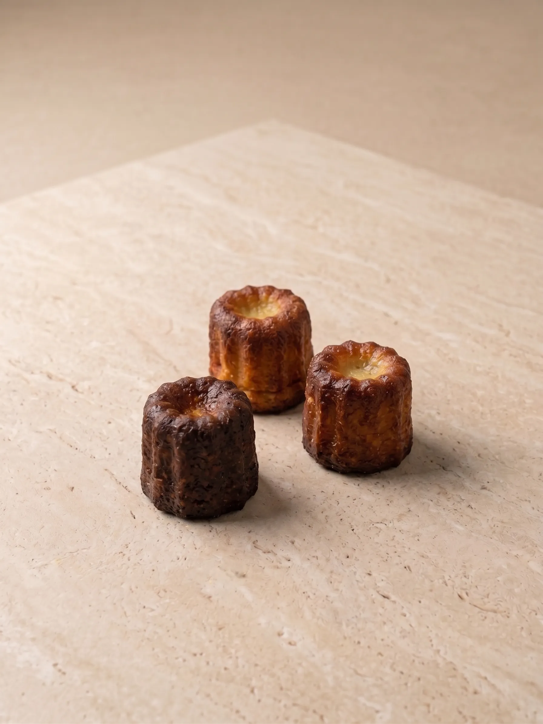 Cannelés bordelais artisanaux parfumés au rhum et vanille