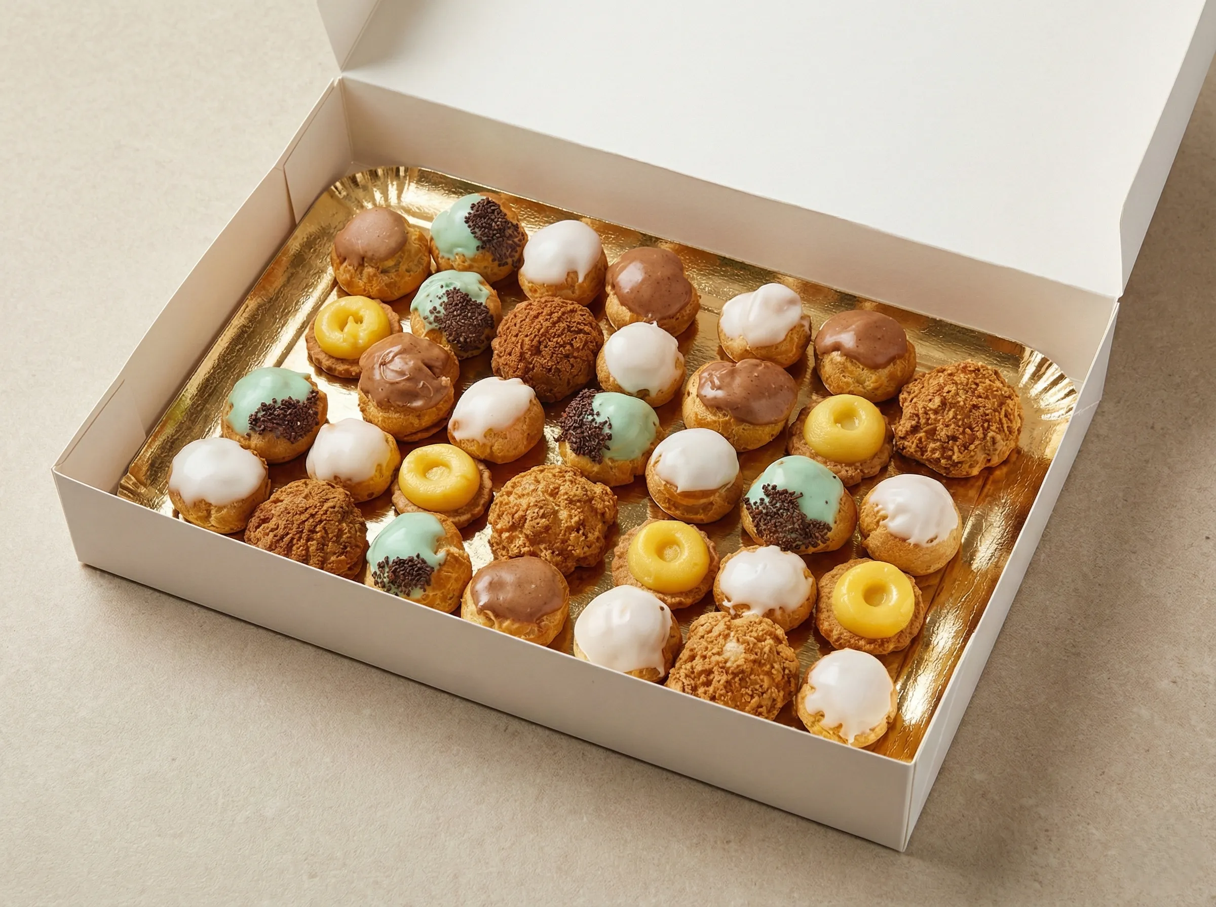 Assortiment de mignardises sucrées pour réceptions et événements - Troyes